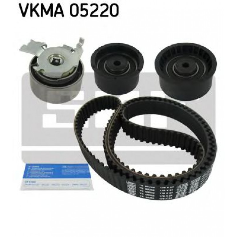 VKMA 05220 SKF Комплект (ремінь+ролики)